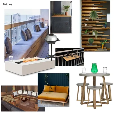 Balcony Interior Design Mood Board by Wildflower Property Styling on Style Sourcebook