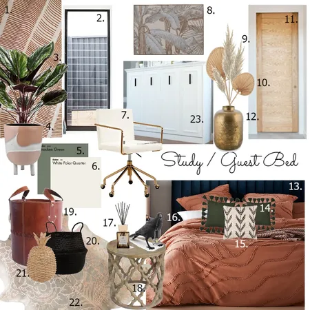 Guest Bed Interior Design Mood Board by cdaws88 on Style Sourcebook