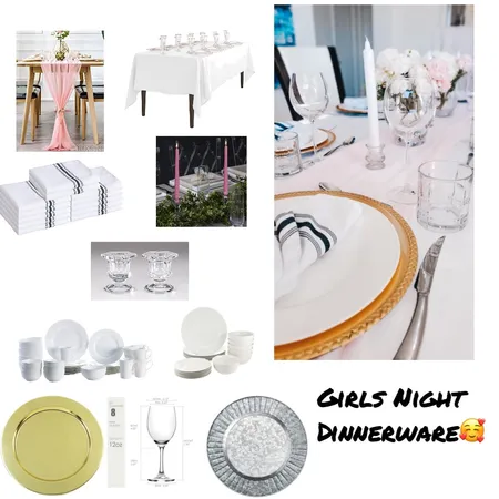 Girls night dinnerware Interior Design Mood Board by armstrong3 on Style Sourcebook