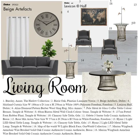 Joanne - Metal Accents Interior Design Mood Board by Tamz on Style Sourcebook