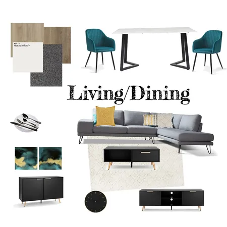 Living/Dining Interior Design Mood Board by JenelleS on Style Sourcebook