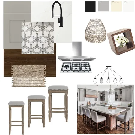 Modern farmhouse kitchen Interior Design Mood Board by colleen_job on Style Sourcebook