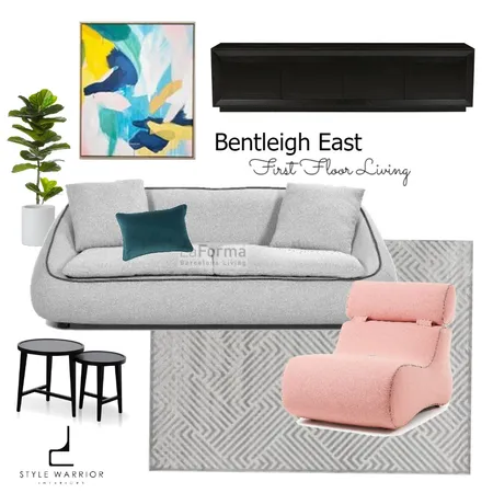 Bentleigh East Townhouse - First Floor Living Interior Design Mood Board by stylewarrior on Style Sourcebook