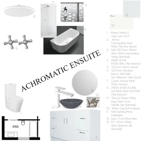 ENSUITE SAMPLE BOARD FINAL Interior Design Mood Board by zoepeterson on Style Sourcebook