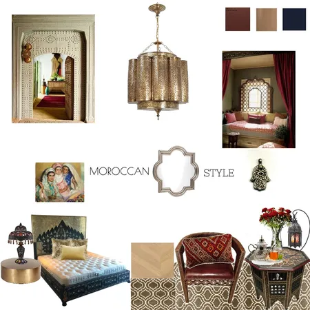 moroccan mood board Interior Design Mood Board by shams on Style Sourcebook