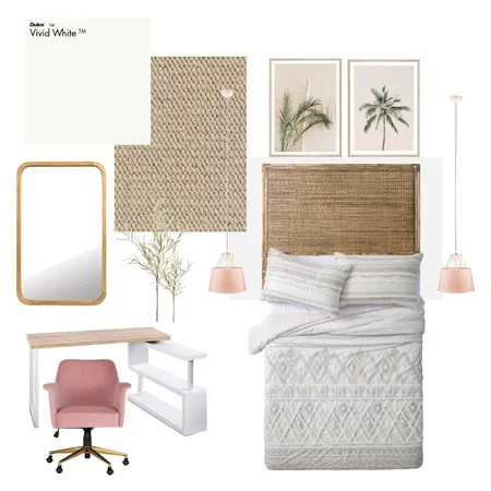 Module 10 - Bedroom 1 Interior Design Mood Board by erin_burmeister on Style Sourcebook