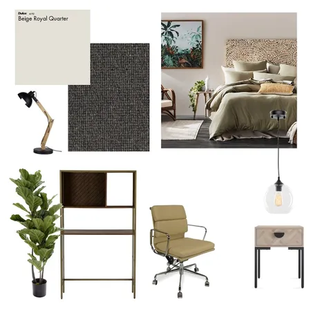 Module 10 - Bedroom 2 Interior Design Mood Board by erin_burmeister on Style Sourcebook