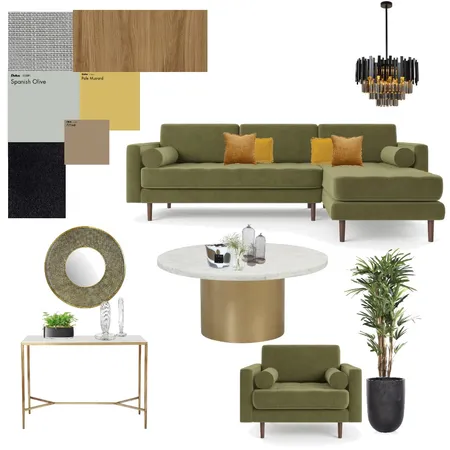 Olive Sample Board Interior Design Mood Board by cca on Style Sourcebook