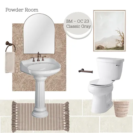 Cotton Renovation - Powder Room Interior Design Mood Board by jasminarviko on Style Sourcebook