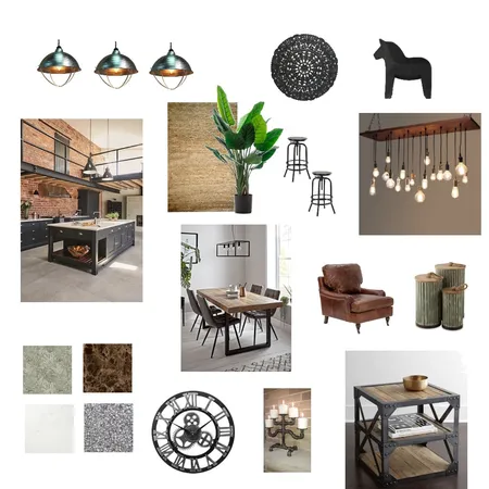 Industrial Interior Design Mood Board by MichaelaGulbin on Style Sourcebook