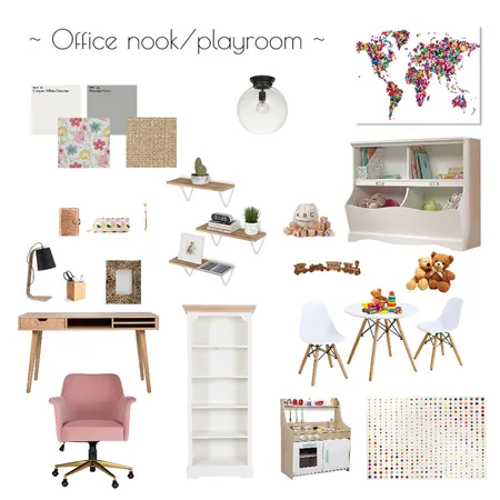 officenook/playroom Interior Design Mood Board by MfWestcoast on Style Sourcebook