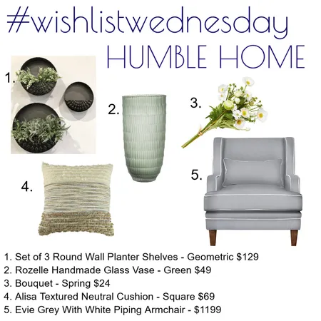 Wishlist Wednesday Humble Home Interior Design Mood Board by Kohesive on Style Sourcebook