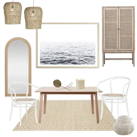 Ocean Dining Interior Design Mood Board by Vienna Rose Interiors on Style Sourcebook