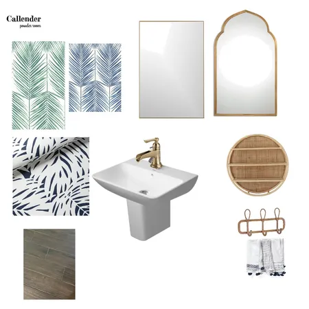 Callender Powder Room Interior Design Mood Board by KShort on Style Sourcebook