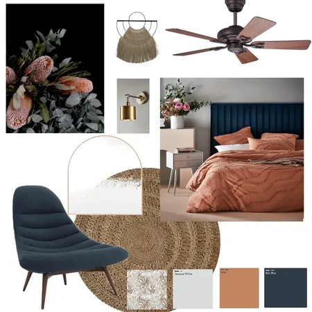 Boho bedroom Interior Design Mood Board by SbS on Style Sourcebook