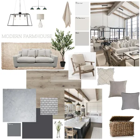 MODERN FARMHOUSE Interior Design Mood Board by Han on Style Sourcebook