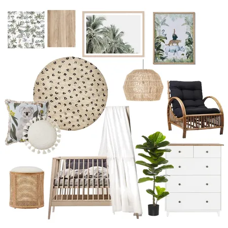 Tropical Nursery Interior Design Mood Board by emmacurcio on Style Sourcebook