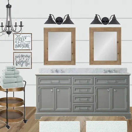B & C Master Bathroom Interior Design Mood Board by Brooke Smith on Style Sourcebook