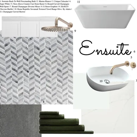 Ensuite Interior Design Mood Board by breakawaybuild on Style Sourcebook