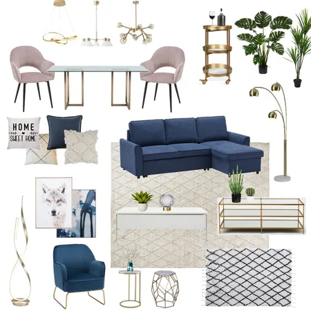 Living + Dining 5 - NEW Interior Design Mood Board by Carolina Nunes on Style Sourcebook