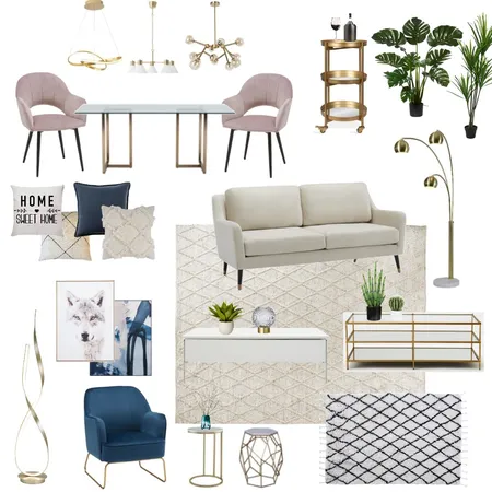 Living + Dining 7 - NEW Interior Design Mood Board by Carolina Nunes on Style Sourcebook