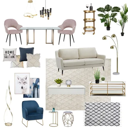 Living + Dining 8 - NEW Interior Design Mood Board by Carolina Nunes on Style Sourcebook