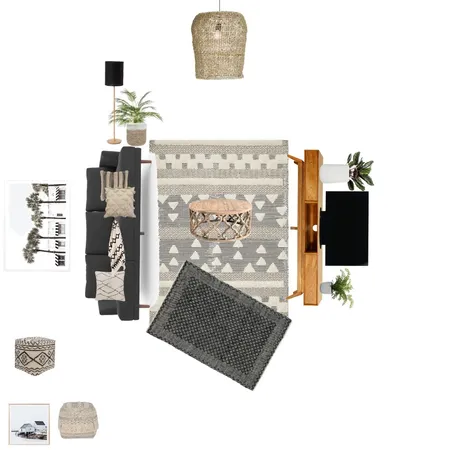 TV B/W Interior Design Mood Board by eEeEeEeE on Style Sourcebook