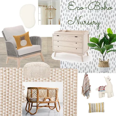 Eco boho nursery Interior Design Mood Board by Megan.webb@me.com on Style Sourcebook