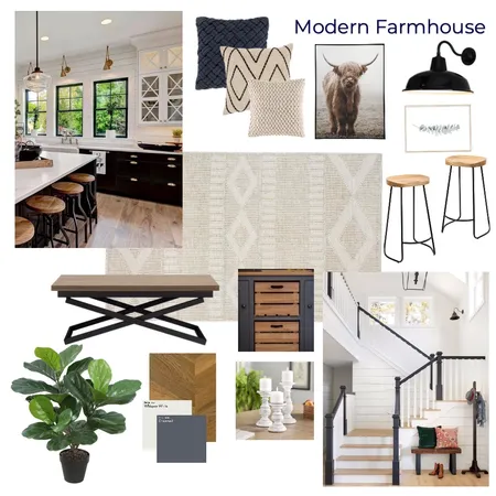 Modern Farmhouse Interior Design Mood Board by clong89 on Style Sourcebook