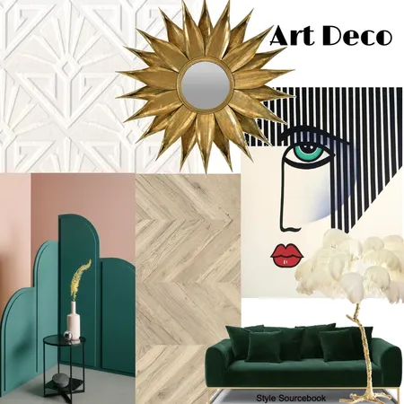 Art Deco Interior Design Mood Board by Yana Flourentzou on Style Sourcebook