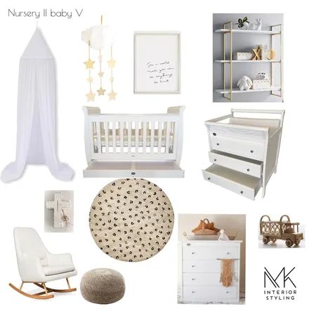 Nursery: neutral Interior Design Mood Board by Mkinteriorstyling@gmail.com on Style Sourcebook