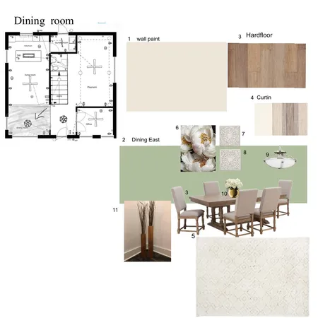 Dining room Interior Design Mood Board by Aya Ishbib on Style Sourcebook