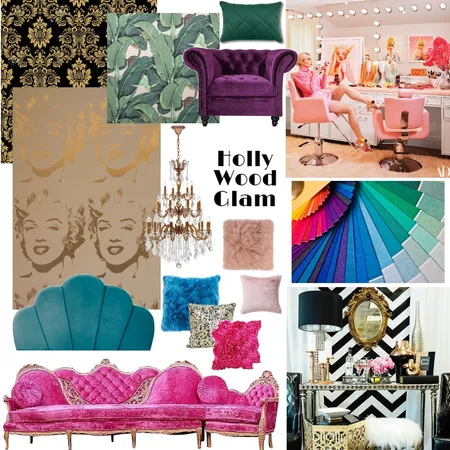 Hollywood Glam Interior Design Mood Board by meljay on Style Sourcebook