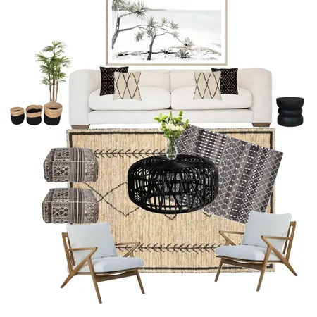 B/W living 3 Interior Design Mood Board by eEeEeEeE on Style Sourcebook