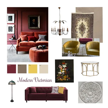 Modern Victorian Interior Design Mood Board by Viktorian Interiors on Style Sourcebook