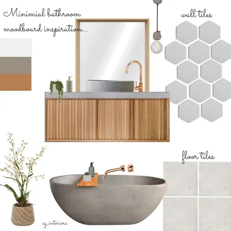 bathroom Interior Design Mood Board by sginteriors on Style Sourcebook