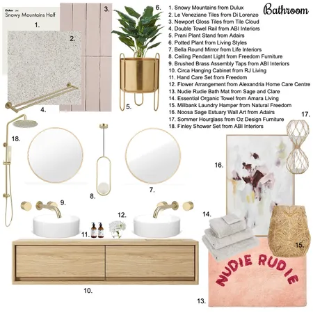 Bathroom Interior Design Mood Board by annawalker on Style Sourcebook