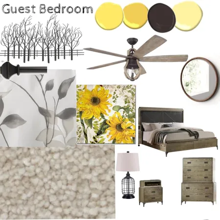 Assignment 9 Guest bedroom Interior Design Mood Board by Interiors by Nicole on Style Sourcebook