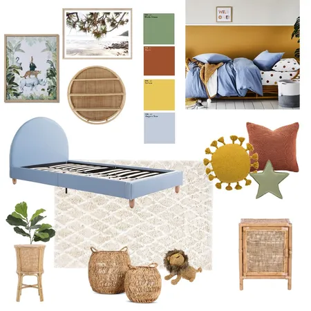 Boho Chic Kids Bedroom Interior Design Mood Board by meganmcguinness on Style Sourcebook