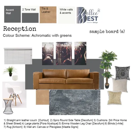 CRC NEW Reception (a) Interior Design Mood Board by Zellee Best Interior Design on Style Sourcebook