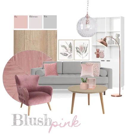 Blush pink Interior Design Mood Board by ideenreich on Style Sourcebook