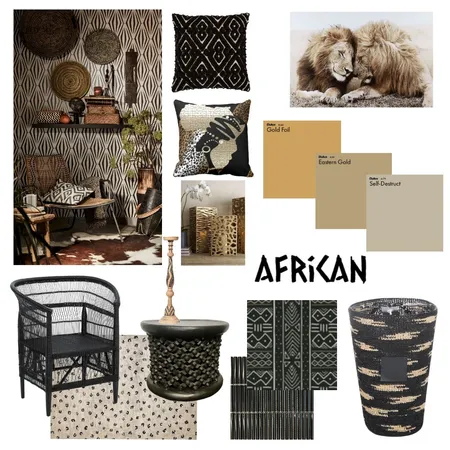 African Interior Design Mood Board by TamaraK on Style Sourcebook