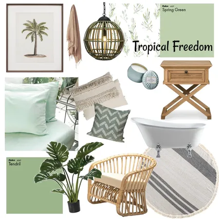 Tropical Freedom (copy) Interior Design Mood Board by Janteriors on Style Sourcebook