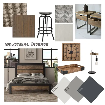 Industrial Disease Interior Design Mood Board by TamaraK on Style Sourcebook