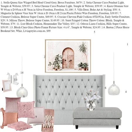 Client_JP_Bedroom Interior Design Mood Board by MelissaTdesigns on Style Sourcebook