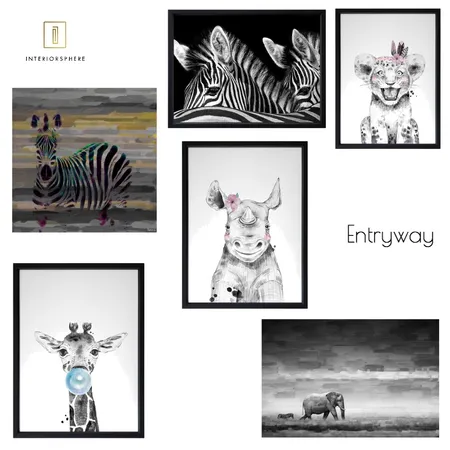 Gladesville Entryway Wall Art Interior Design Mood Board by jvissaritis on Style Sourcebook