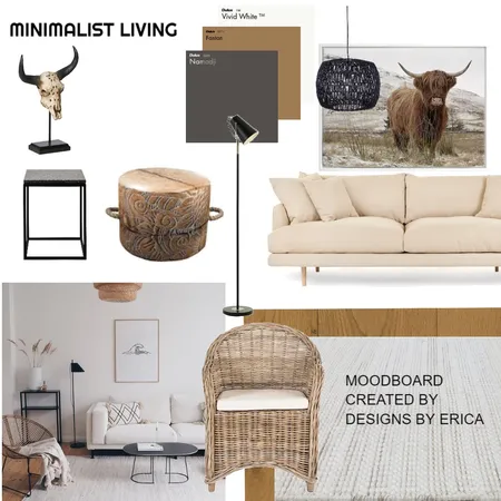 Minimalist Living Interior Design Mood Board by EricaP on Style Sourcebook