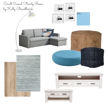 Small Casual Family Room Interior Design Mood Board by kellybeswitherick on Style Sourcebook