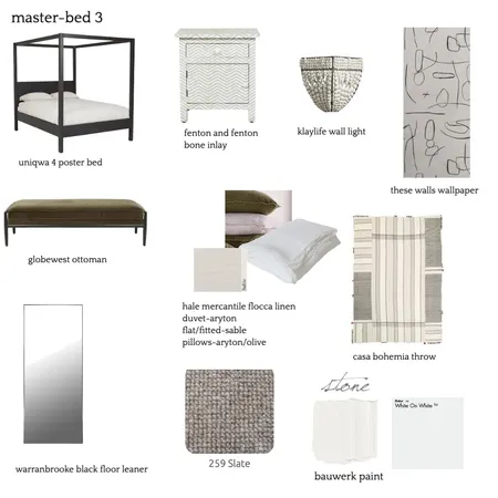 master bed 3 Interior Design Mood Board by RACHELCARLAND on Style Sourcebook