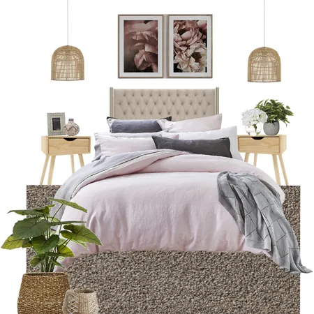 Kerries Bedroom Interior Design Mood Board by Lisa Maree Interiors on Style Sourcebook